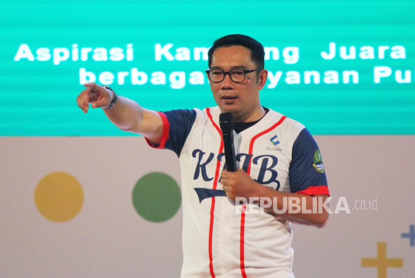 Gubernur Jawa Barat Ridwan Kamil. Gubernur Jabar Ridwan Kamil berharap program prakerja bisa terus berlanjut.