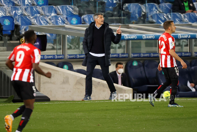  Pelatih kepala Real Sociedad Imanol Alguacil siap meladeni Manchester United (MU) di Liga Europa,