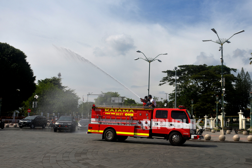 Salah satu unit mobil pemadam kebakaran Kota Yogyakarta. 