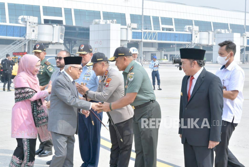 Wakil Presiden KH Maruf Amin beserta rombongan terbatas bertolak menuju Uzbekistan untuk melakukan serangkaian agenda kunjungan kerja, Senin (12/06/2023).