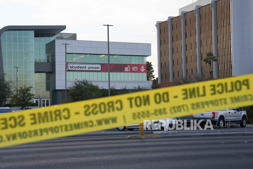 Seorang melepaskan tembakan di kampus utama University of Las Vegas.