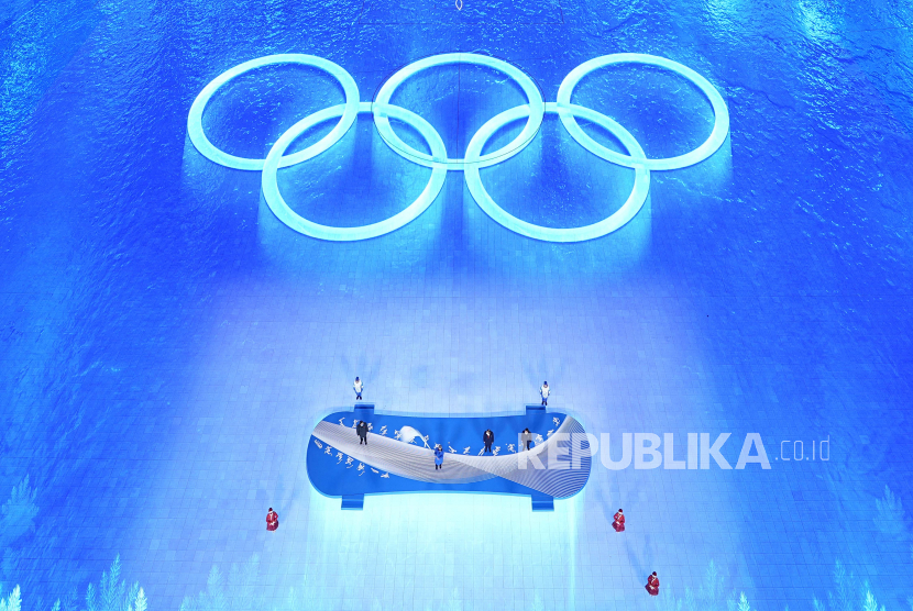 Logo olimpiade. Empat atlet selancar es Korea Selatan dijatuhi sanksi larangan berkompetisi hingga 18 bulan setelah mengalami kecelakaan lantaran mengemudi dalam keadaan mabuk.