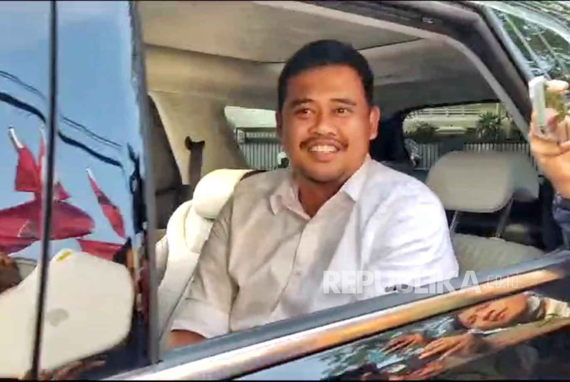 Wali Kota Medan Bobby Nasution mendatangi Kantor DPP Partai Demokrasi Indonesia Perjuangan (PDIP), Jakarta, Senin (6/11/2023). 