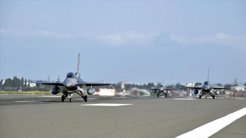 Jet tempur F-16 akan ikut serta dalam latihan militer bersama kedua negara tetangga dan sekutu - Anadolu Agency