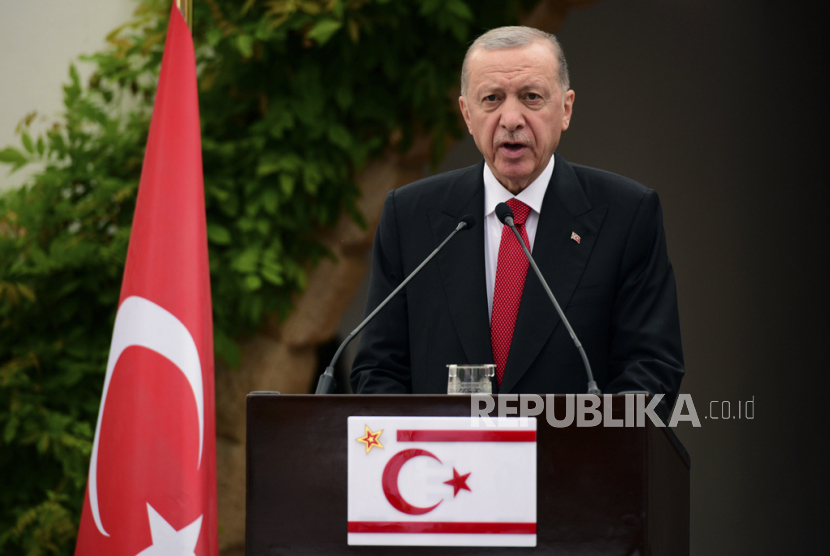 Presiden Turki Recep Tayyip Erdogan mengucapkan selamat Idul Adha 