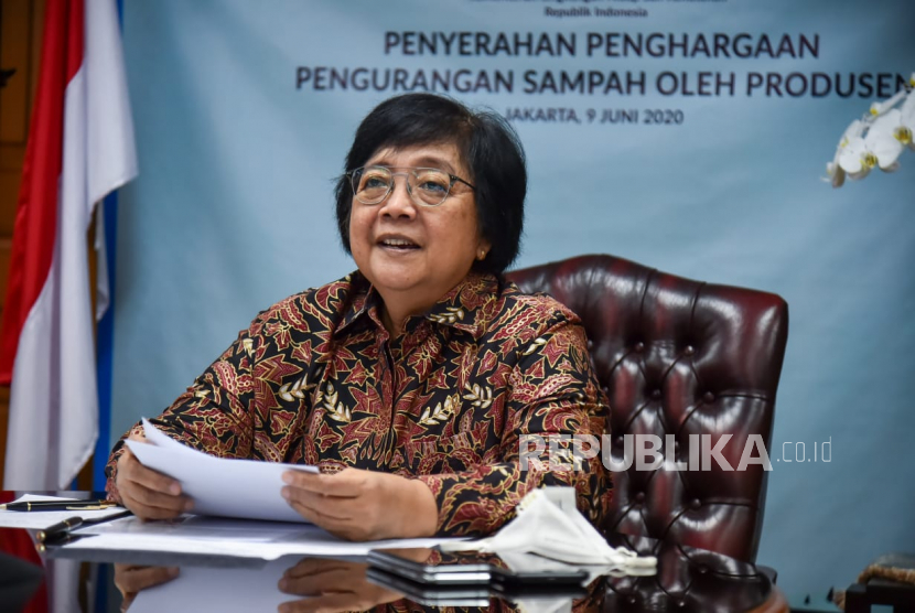 Menteri Lingkungan Hidup dan Kehutanan (KLHK) Siti Nurbaya 