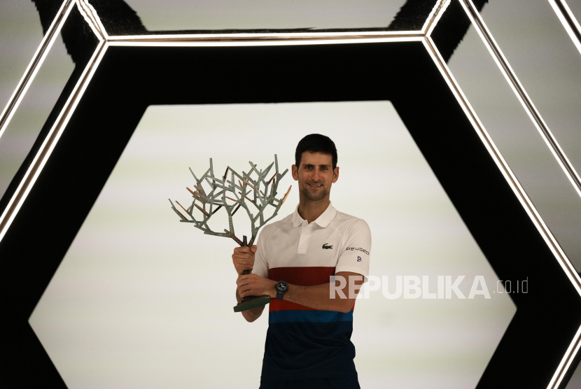 Petenis Novak Djokovic tidak melakukan isolasi setelah dinyatakan positif Covid-19 Desember lalu. Ilustrasi.