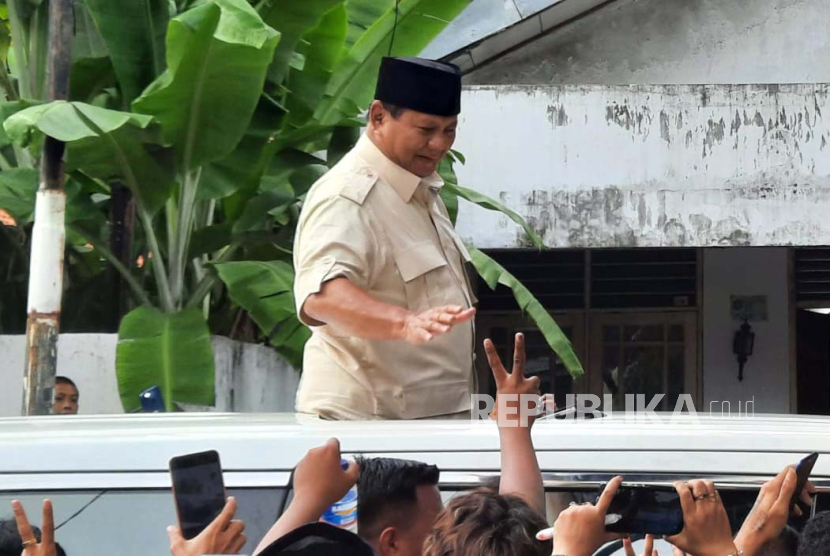Capres pemenang Pilpres 2024 versi quick count, Prabowo Subianto. Gerindra akan membentuk koalisi gemuk untuk mendukung pemerintahan Prabowo-Gibran.