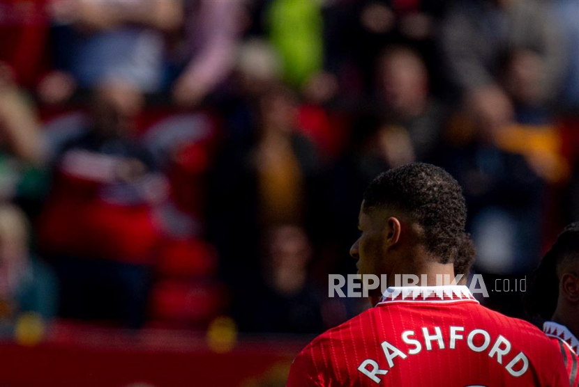 Striker Manchester United (MU) Marcus Rashford.