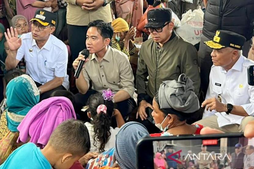 Wapres Gibran sampaikan duka akibat bencana terjang wilayah Sumut.