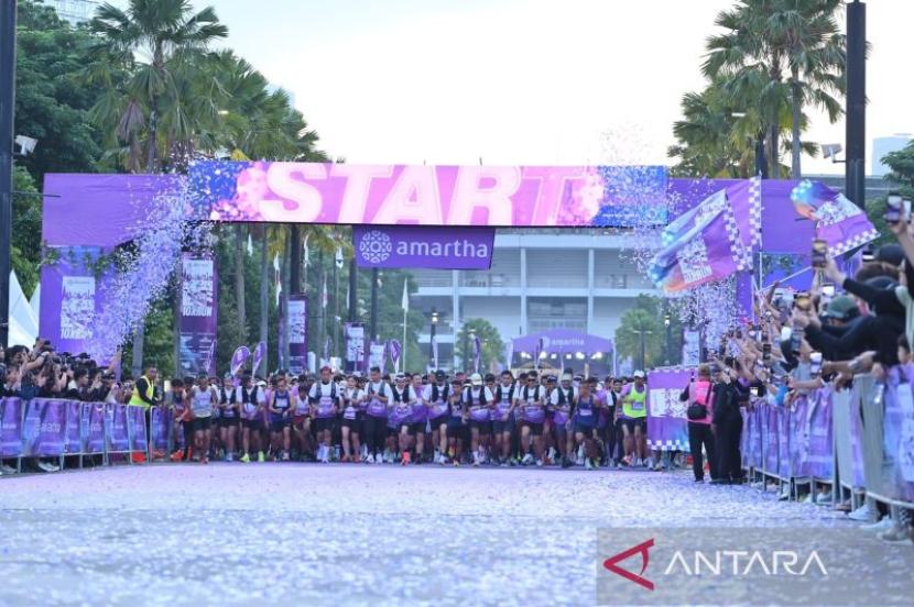 5.200 pelari bersaing di Amartha 10X Run 2025.