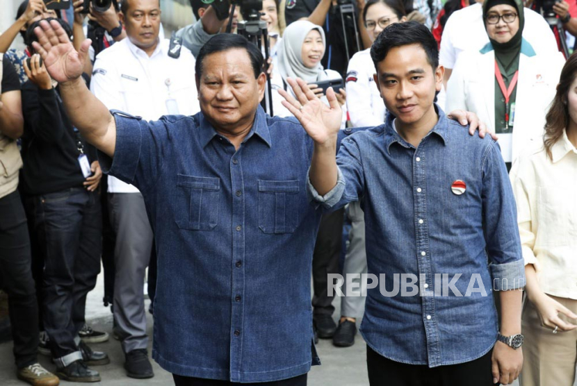 Prabowo Subianto dan Gibran Rakabuming Raka.