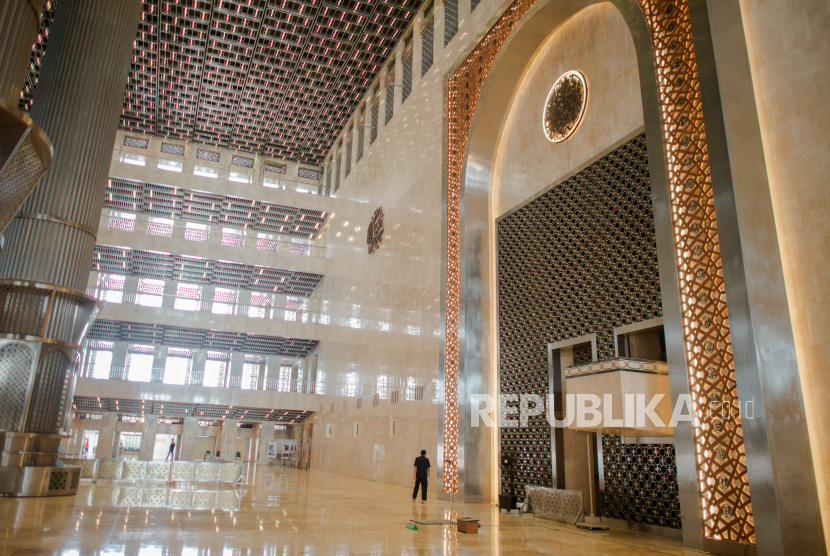 Belum Ada Jamaah Salurkan Hewan Qurban ke Masjid Istiqlal. 