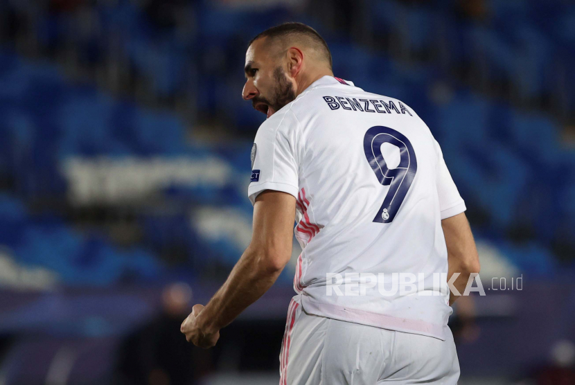 Striker Real Madrid Karim Benzema