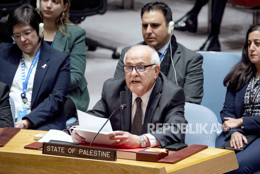 Riyad Mansour, Duta Besar Palestina di PBB.