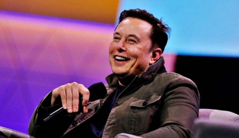 SpaceX owner and Tesla CEO Elon Musk reacts during a conversation with legendary game designer Todd Howard (not pictured) at the E3 gaming convention in Los Angeles, California,.U.S., June 13, 2019. (Reuters/Mike Blake)