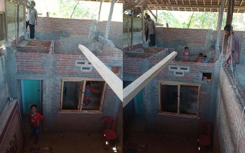 Rumah di Ngawi Dipindahkan Sendirian Tak Sampai Dua Jam