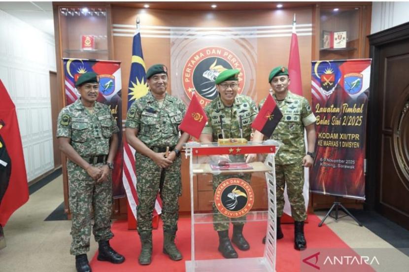 Kodam XII/Tanjungpura dan TDM Perkuat Kerja Sama Amankan Perbatasan