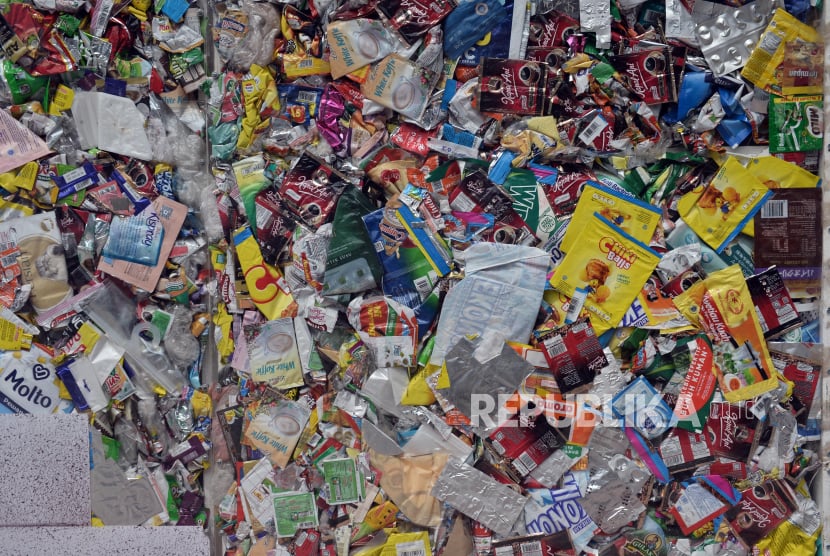 Foto ilustrasi sampah plastik.