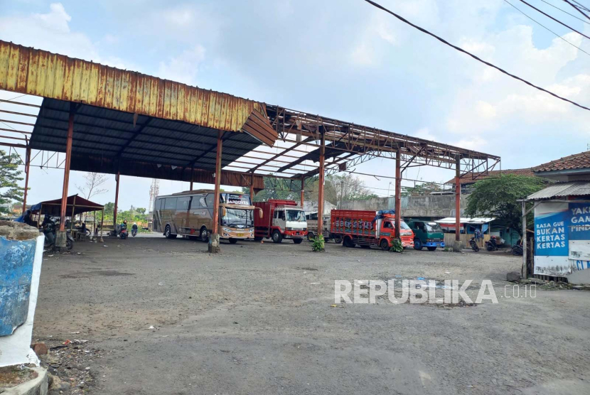 Kondisi eks Terminal Cilembang di Kota Tasikmalaya, Jawa Barat, Rabu (1/11/2023). 