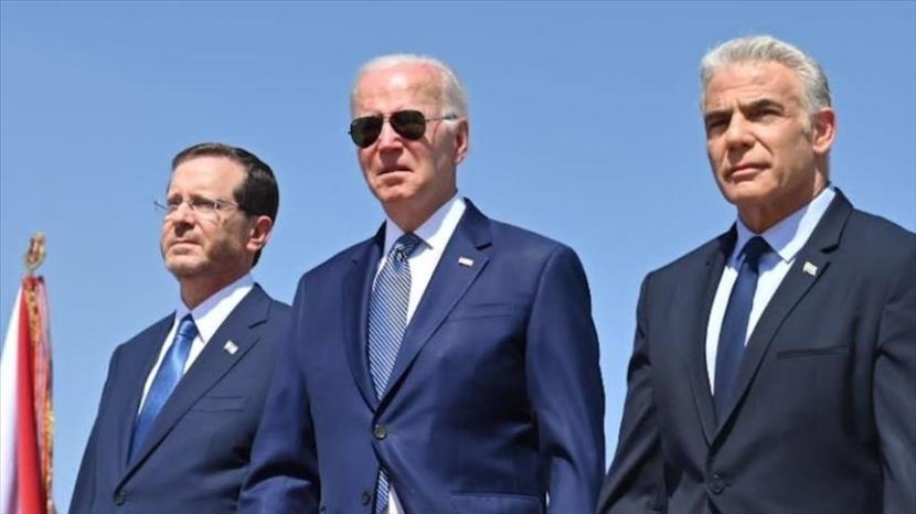 Presiden Amerika Serikat, Joe Biden mendarat di Bandara Ben Gurion Israel pada Rabu (13/7/2022) di awal tur Timur Tengahnya.