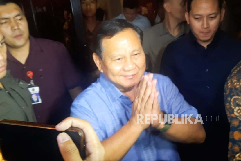 Calon presiden dari Koalisi Indonesia Maju (KIM) Prabowo Subianto