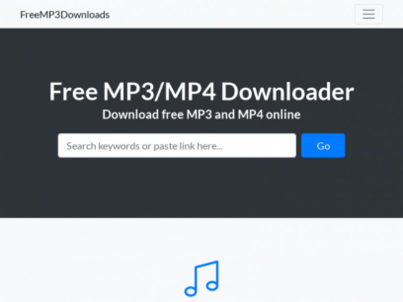 FreeMP3Downloads. Situs FreeMP3Downloads menjadi alternatif mendownload lagu secara mudah, cepat, dan gratis. Foto: IST