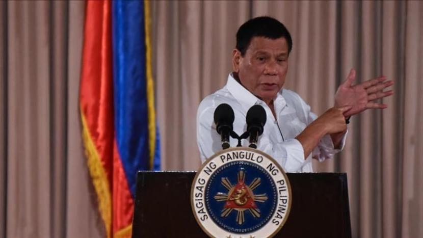 Presiden Duterte mengatakan hanya akan menghadapi tuduhan di pengadilan Filipina - Anadolu Agency