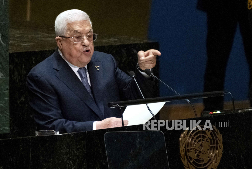 Presiden Palestina, Mahmoud Abbas menekankan pentingnya menghentikan agresi Israel di Gaza