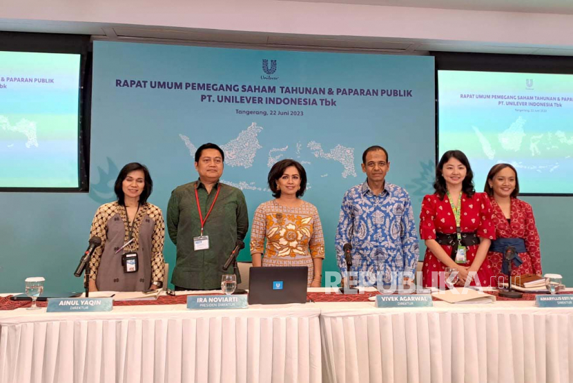 PT Unilever Indonesia Tbk baru saja menyelesaikan Rapat Umum Pemegang Saham Tahunan (RUPST) tahun buku 2022, Kamis (22/6/2023). Salah satu agenda yang dibahas yaitu penggunaan laba bersih sebagai dividen. 