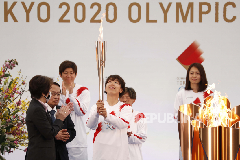 Obor Olimpiade Tokyo 2020 (ilustrasi)