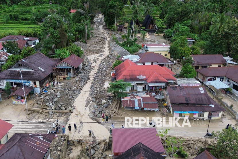 Banjir Bandang Susulan Landa Nagari Maninjau Agam, Warga Kembali Mengungsi