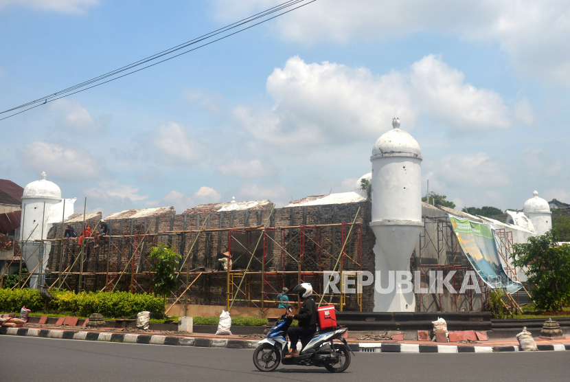 Proyek revitalisasi Pojok Beteng Wetan atau Timur di Yogyakarta.