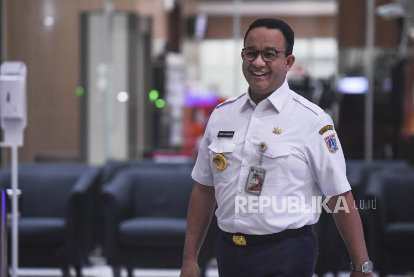 Gubernur DKI Jakarta Anies Baswedan.  Anies Baswedan menjadi salah satu calon presiden potensial 2024 