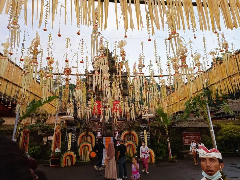 Desa adat Penglipuran Bangli, menjadi salah satu tujuan wisata budaya di Bali 