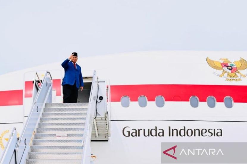Prabowo bertolak dari New York menuju Ottawa lanjutkan lawatan.