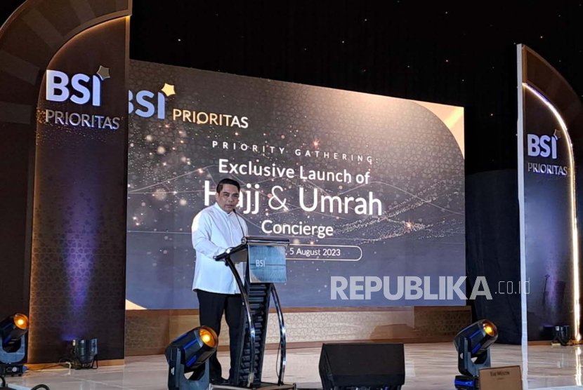 PT Bank Syariah Indonesia Tbk. (BSI) resmi meluncurkan layanan eksklusif Hajj & Umrah Concierge untuk nasabah prioritas, Sabtu (5/8/2023).