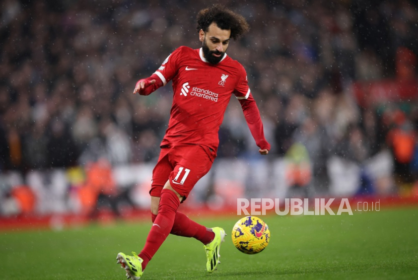 Penyerang Liverpool Mohamed Salah  