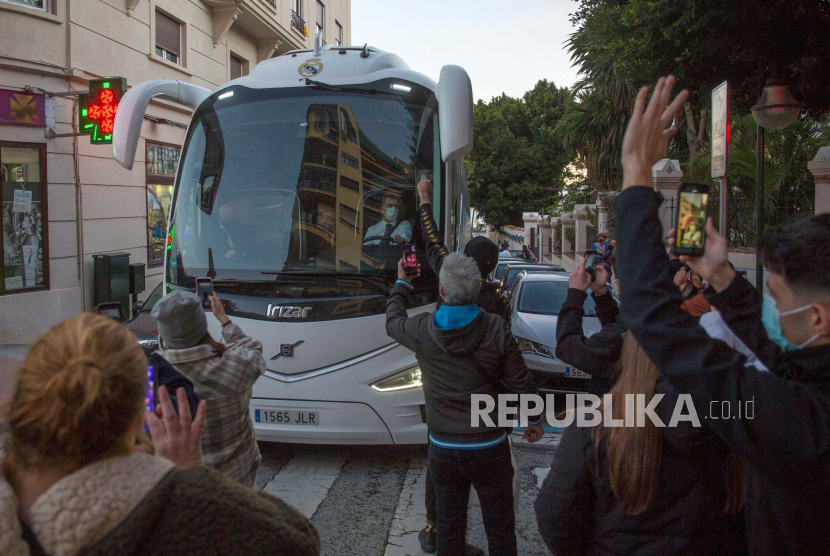 Bus Real Madrid (ilustrasi)
