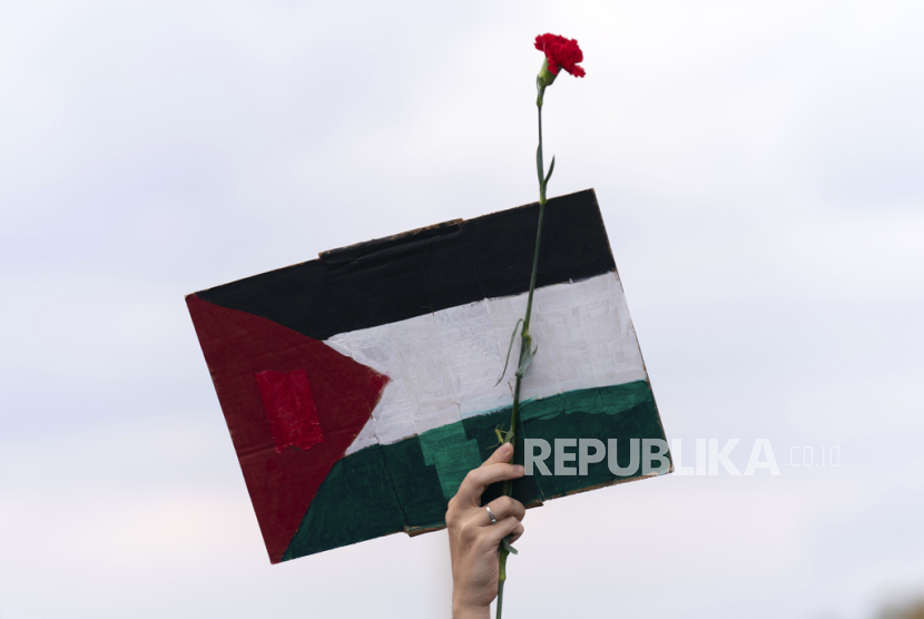 Aksi pro-Palestina (ilustrasi). 