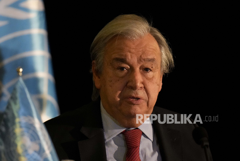  Sekretaris Jenderal Perserikatan Bangsa-Bangsa Antonio Guterres 