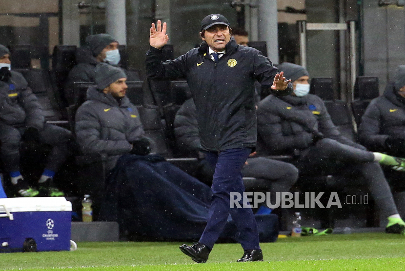 Pelatih Inter Milan, Antonio Conte.