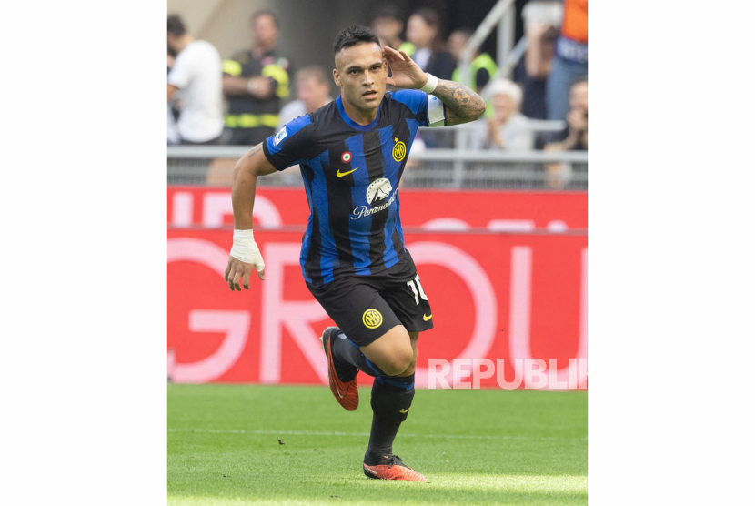 Lautaro Martinez dari Inter Milan. 