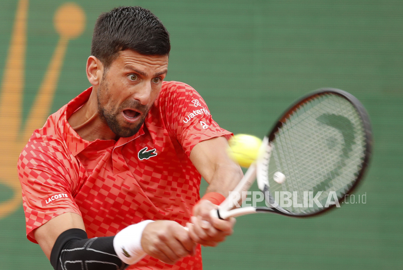 Petenis putra asal Serbia, Novak Djokovic.