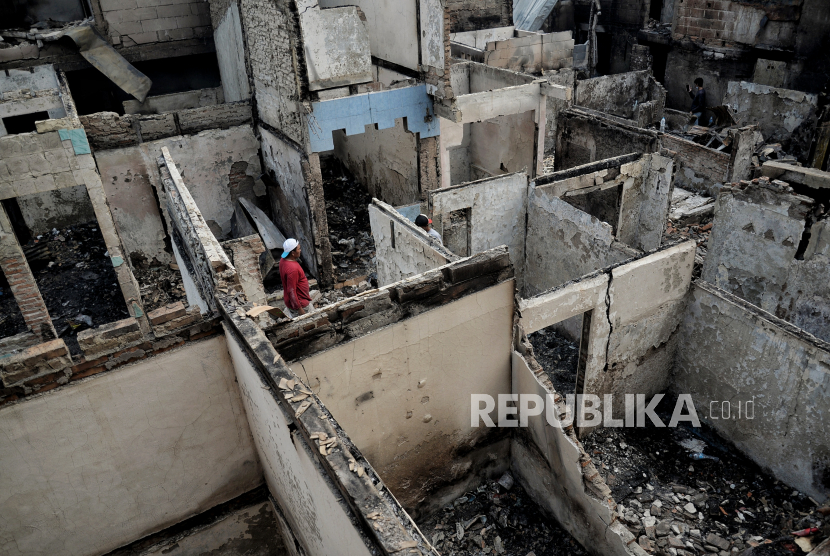 Ilustrasi. Bantuan makanan siap saji bagi korban kebakaran di Pasar Gembrong RW 01, Cipinang Besar Utara, Jatinegara, Jakarta Timur, berakhir pada Kamis (5/5/2022) besok. 