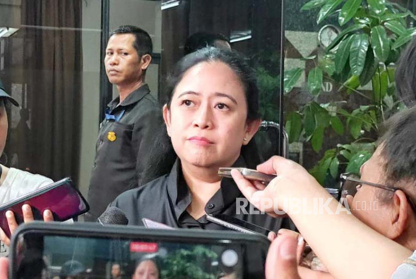 Ketua DPP Partai Demokrasi Indonesia Perjuangan (PDIP), Puan Maharani. Ketua DPP PDIP Puan Maharani enggan mengungkap obrolannya dengan Presiden Jokowi.