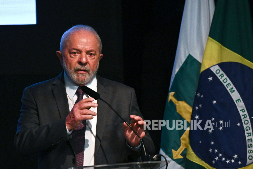 Presiden Brasil Luiz Inacio Lula da Silva. Lula belakangan memecat panglima militer Brasil menyusul kerusuhan yang terjadi di negaranya. (ilustrasi)