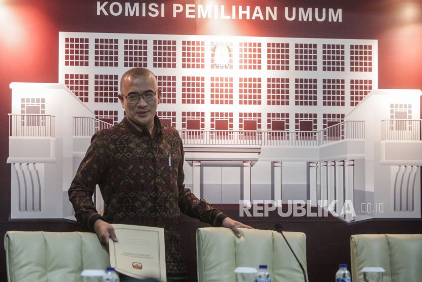 Ketua KPU Hasyim Asy'ari.