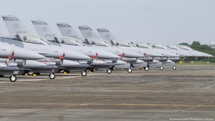 Cina versus Taiwan: Diancam Cina, Taiwan Kerahkan 64 Jet Tempur F-16V Canggih