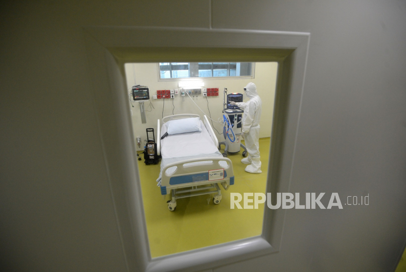 Rumah sakit dengan fasilitas penanganan pasien terkena virus Covid-19 (ilustrasi)